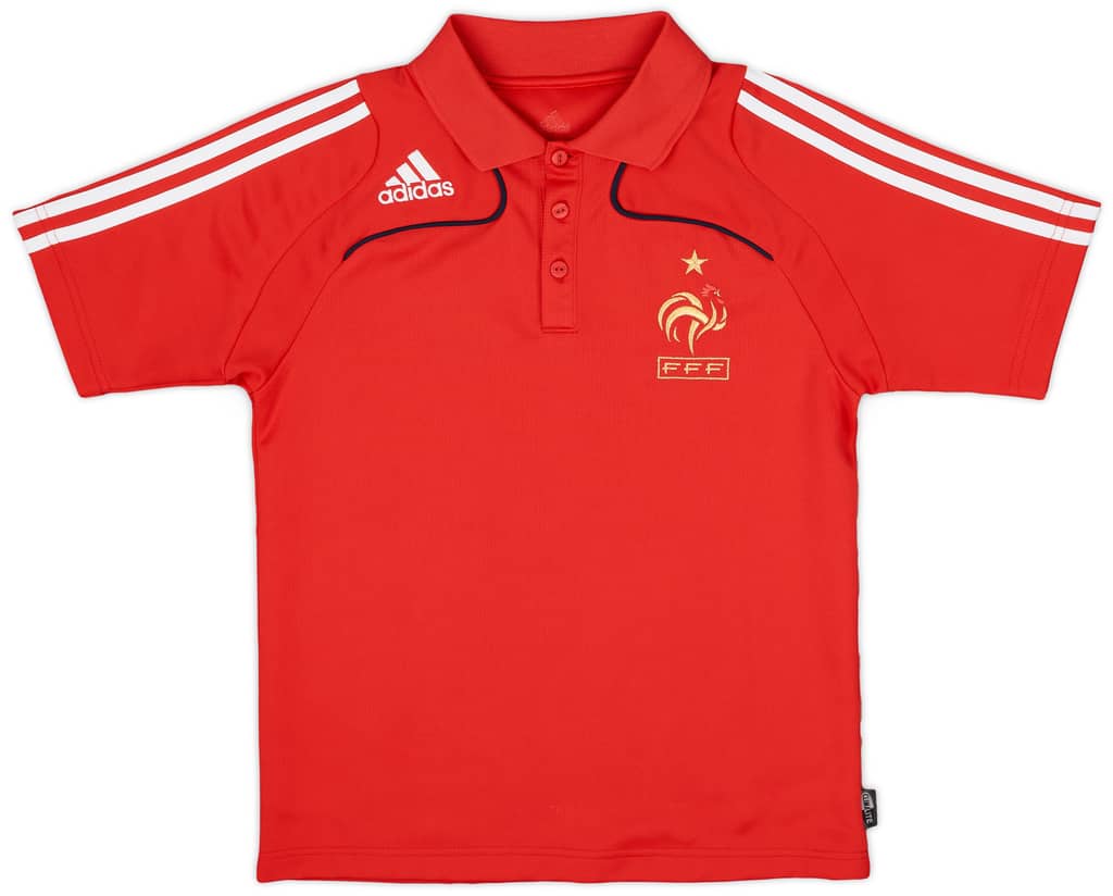 2007-08 France adidas Polo Shirt - 8/10 - (S)