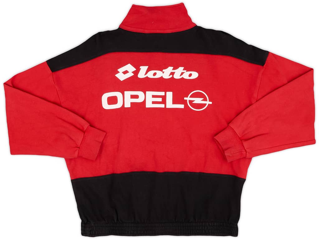 1994-95 AC Milan Lotto 1/4 Zip Drill Top - 8/10 - (M)