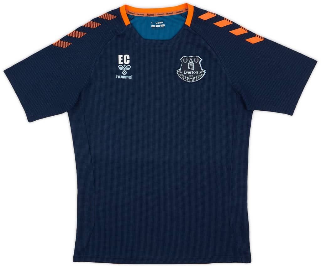 2020-21 Everton Staff Issue Hummel Training Shirt 'EC' - 8/10 - (M)