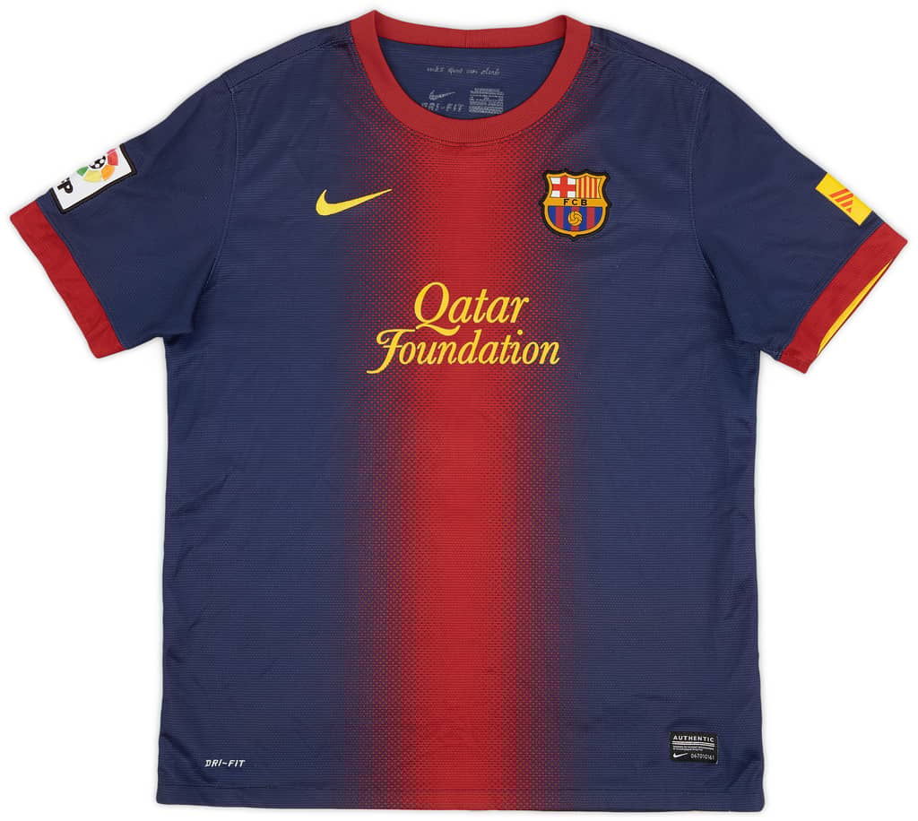 2012-13 Barcelona Home Shirt - 6/10 - (XL.Boys)