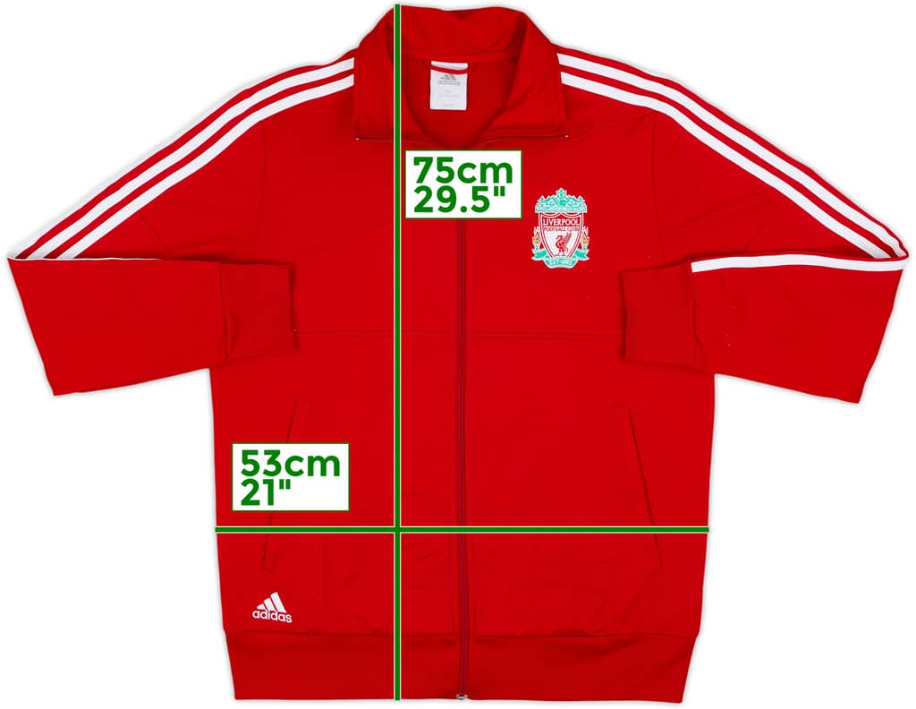 2009-10 Liverpool adidas Track Jacket - 7/10 - (XXL)