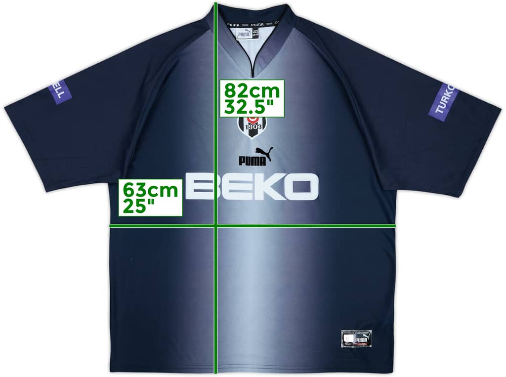 Camiseta de la cuarta equipación del Besiktas 2003-04 - 9/10 - (XXL)