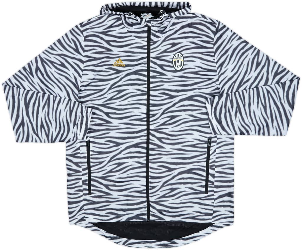 2016-17 Juventus adidas Hooded Track Jacket - 8/10 - (M)
