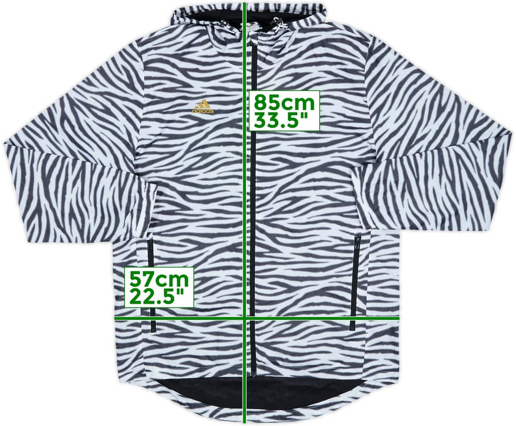 2016-17 Juventus adidas Hooded Track Jacket - 8/10 - (M)