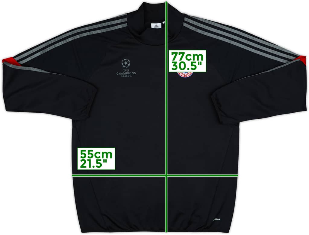 2014-15 Bayern Munich adidas CL Drill Top - 8/10 - (L)