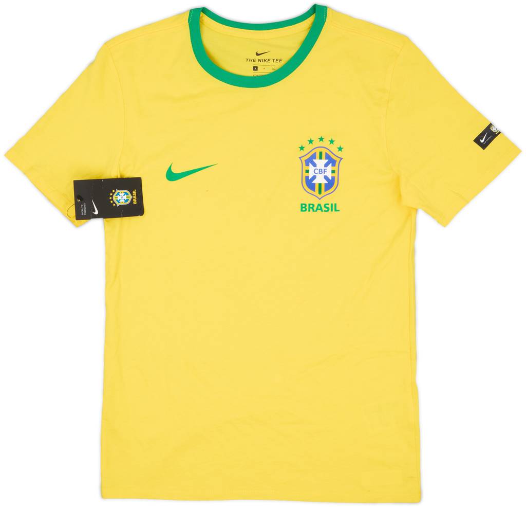 2018 Brazil Nike Cotton Tee (S)