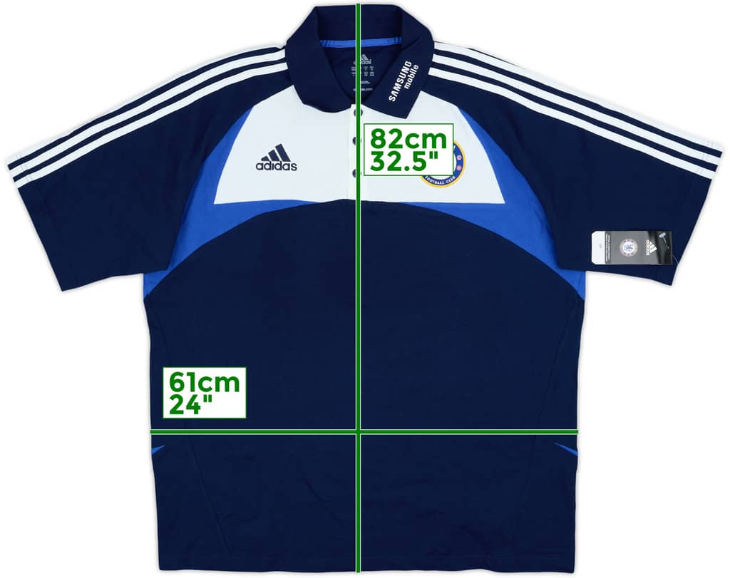 2007-08 Chelsea adidas Polo Shirt (XL)