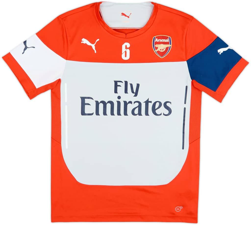 2014-15 Arsenal Player Issue Puma Training Shirt #6 - 10/10 - (S)