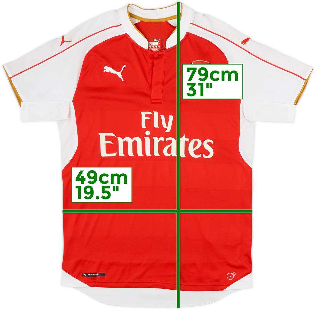 2015-16 Arsenal Home Shirt - 5/10 - (M)