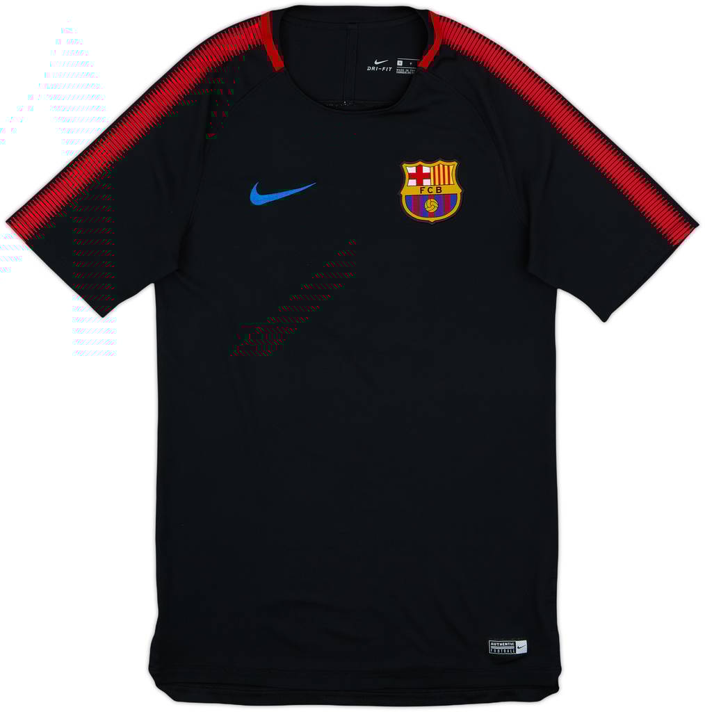 2017-18 Barcelona Nike Training Shirt - 8/10 - (S)