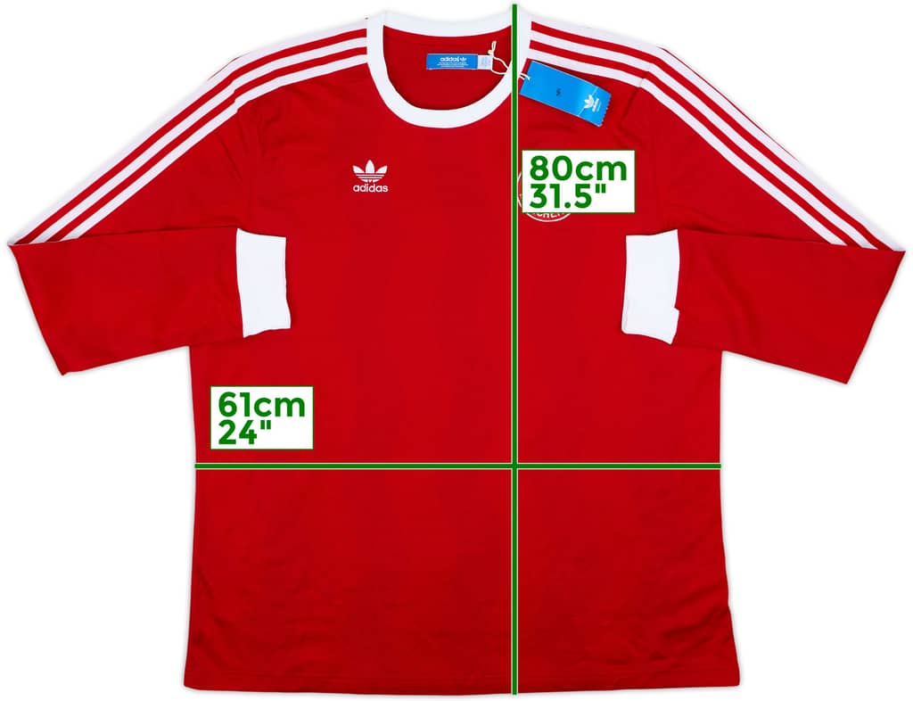 2012-13 Bayern Munich adidas Originals Retro L/S Tee (XXL)