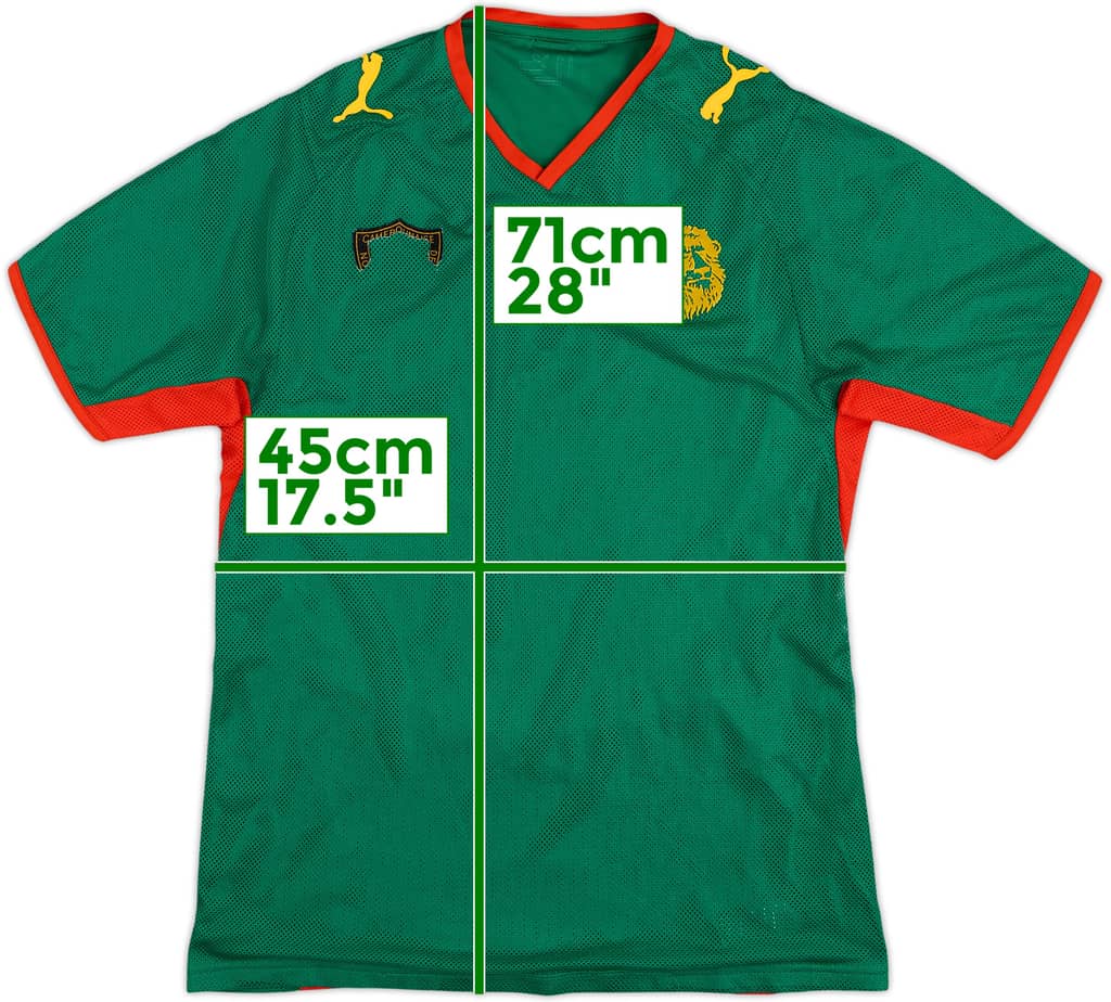2008-09 Cameroon Home Shirt - 3/10 - (M)