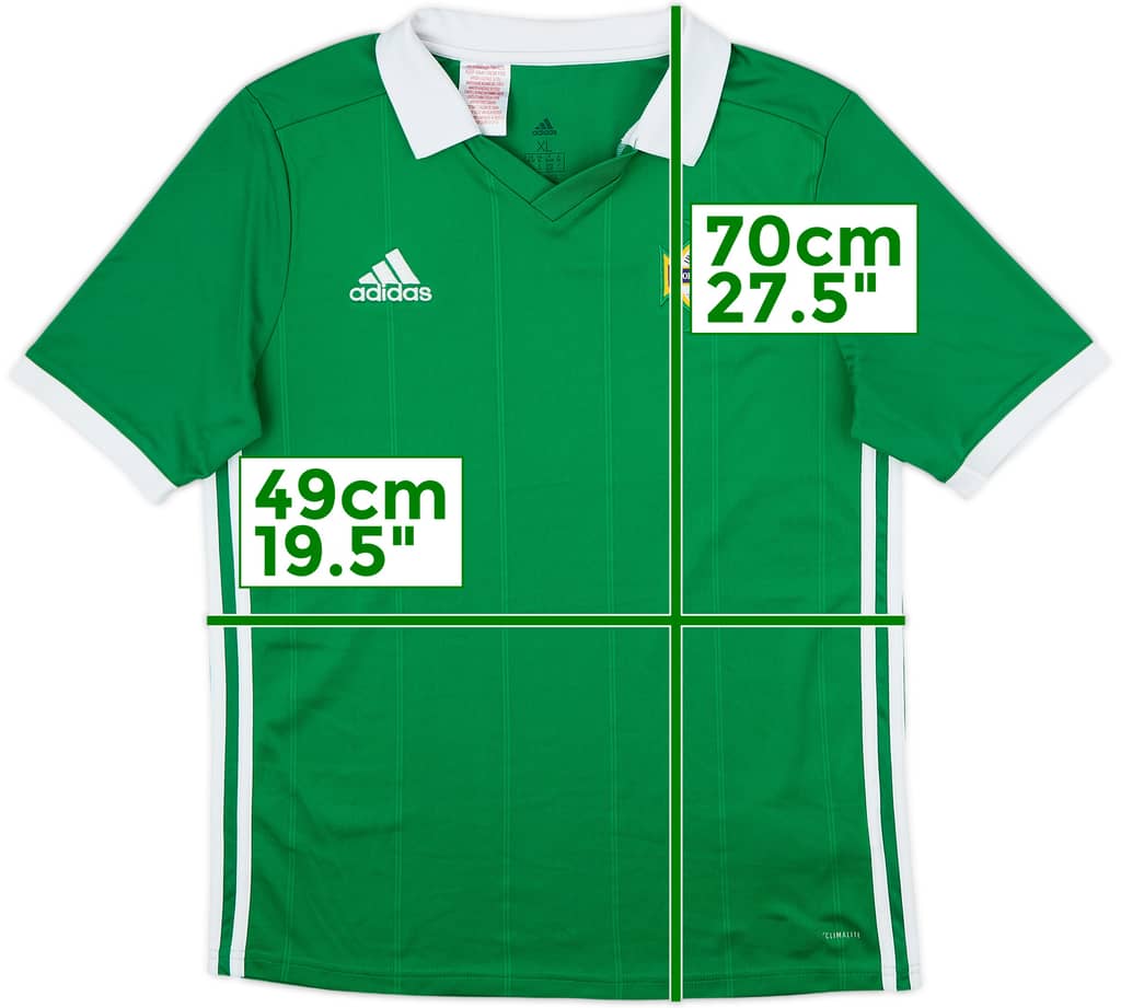 2018-19 Northern Ireland Home Shirt - 9/10 - (XL.Boys)