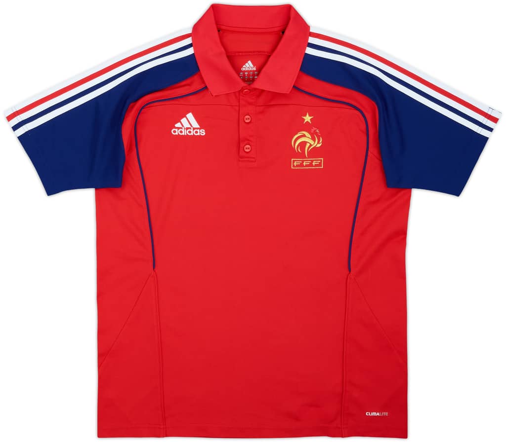 2009-10 France adidas Polo Shirt - 10/10 - (M/L)