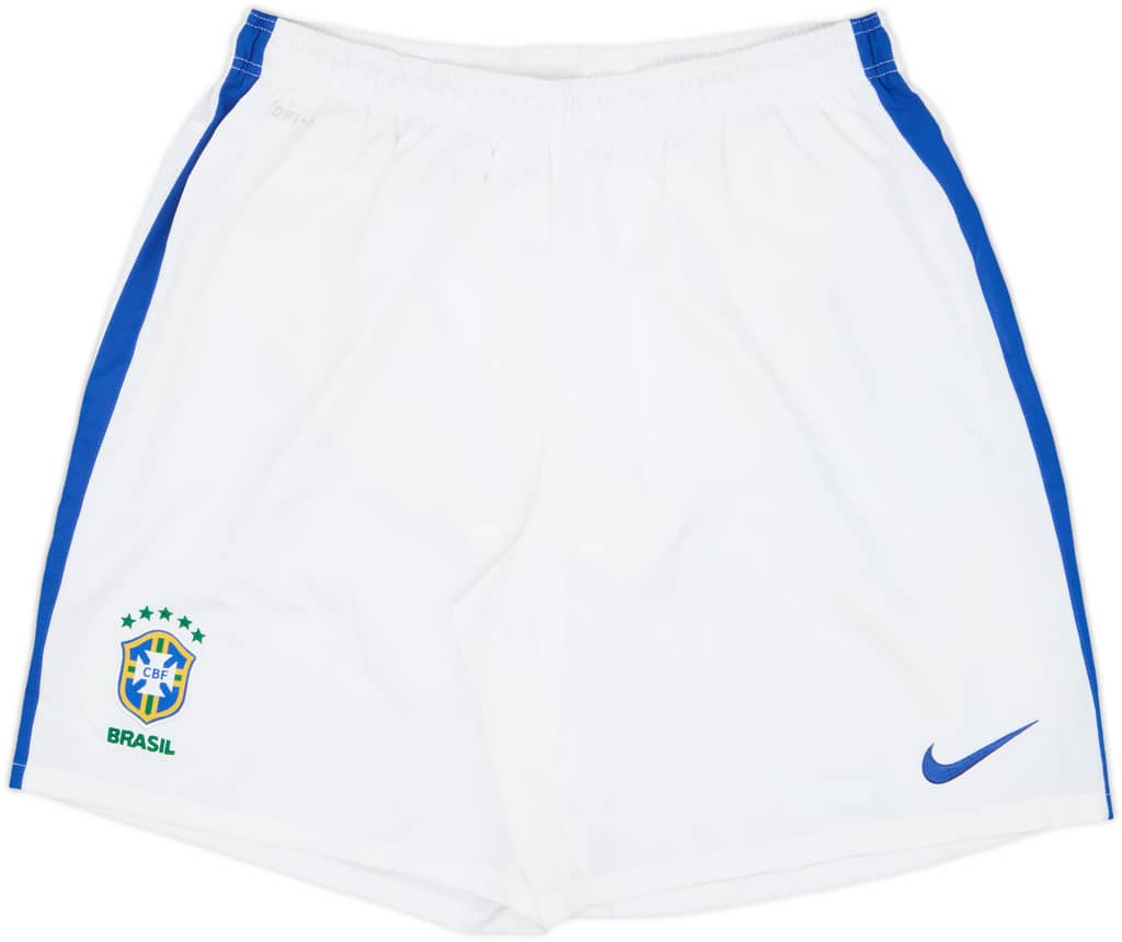 2013-14 Brazil Away Shorts - 7/10 - (XXL)