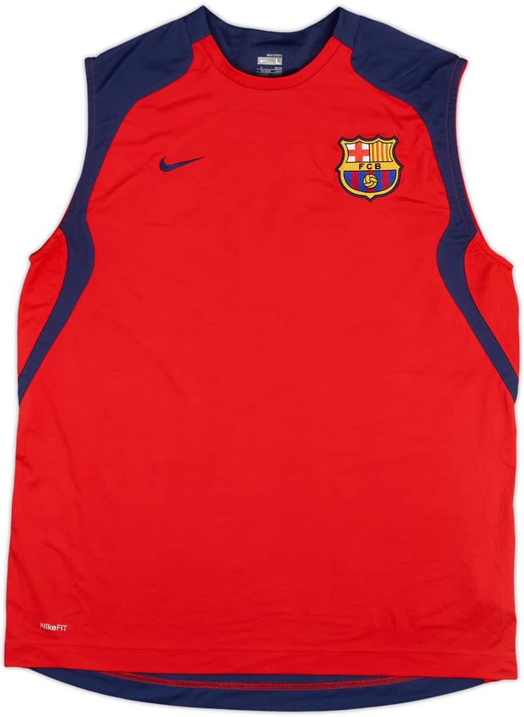 2007-08 Barcelona Nike Training Vest - 9/10 - (L)