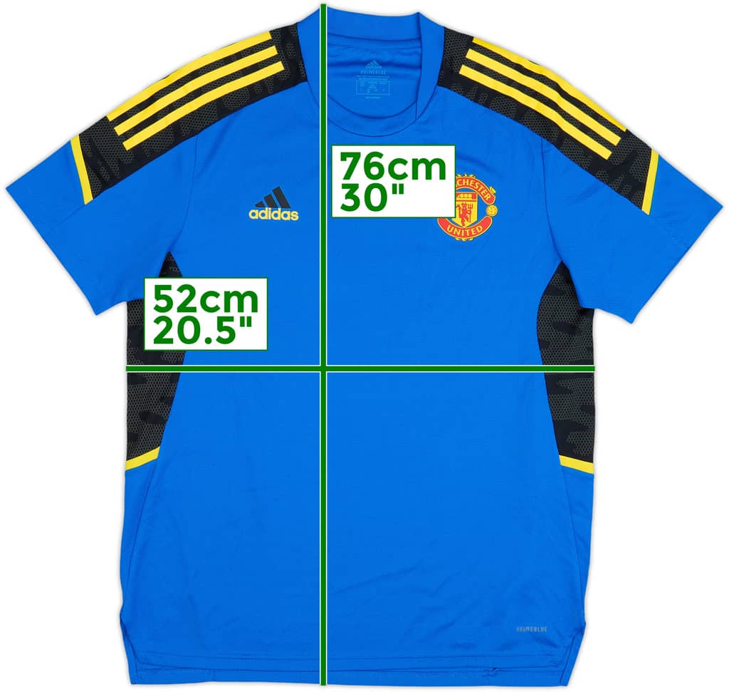 2021-22 Manchester United adidas Training Shirt - 9/10 - (M)