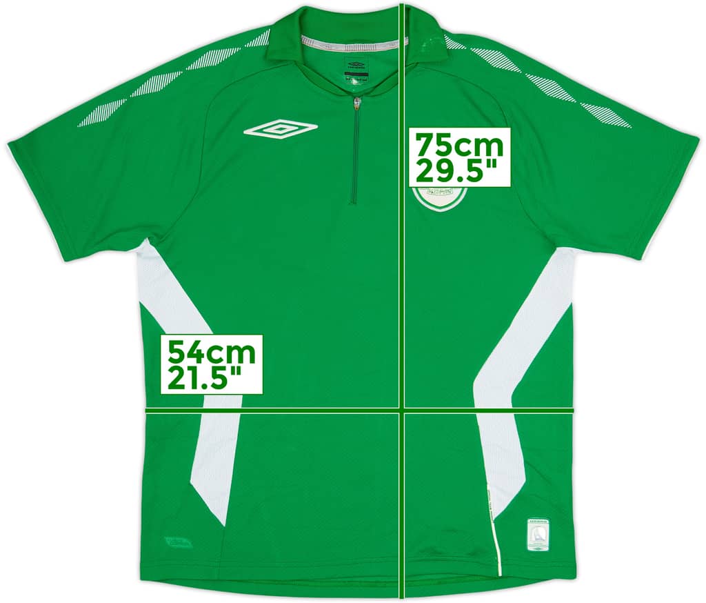 2006-07 Al Ahli Umbro Polo con cremallera de 1/4 - 9/10 - (L)