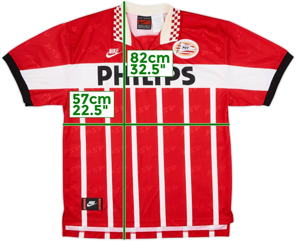 1995-96 PSV Home Shirt - 8/10 - (L)
