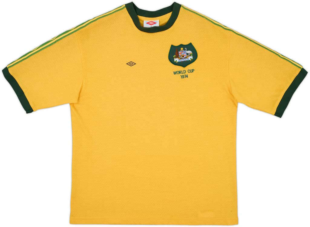 2004 Australia Umbro Retro 'World Cup 1974 Home' Shirt - 9/10 - (XL)