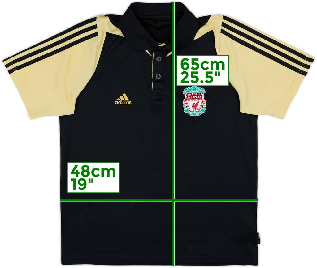 2008-09 Liverpool adidas Polo Shirt - 8/10 - (M)