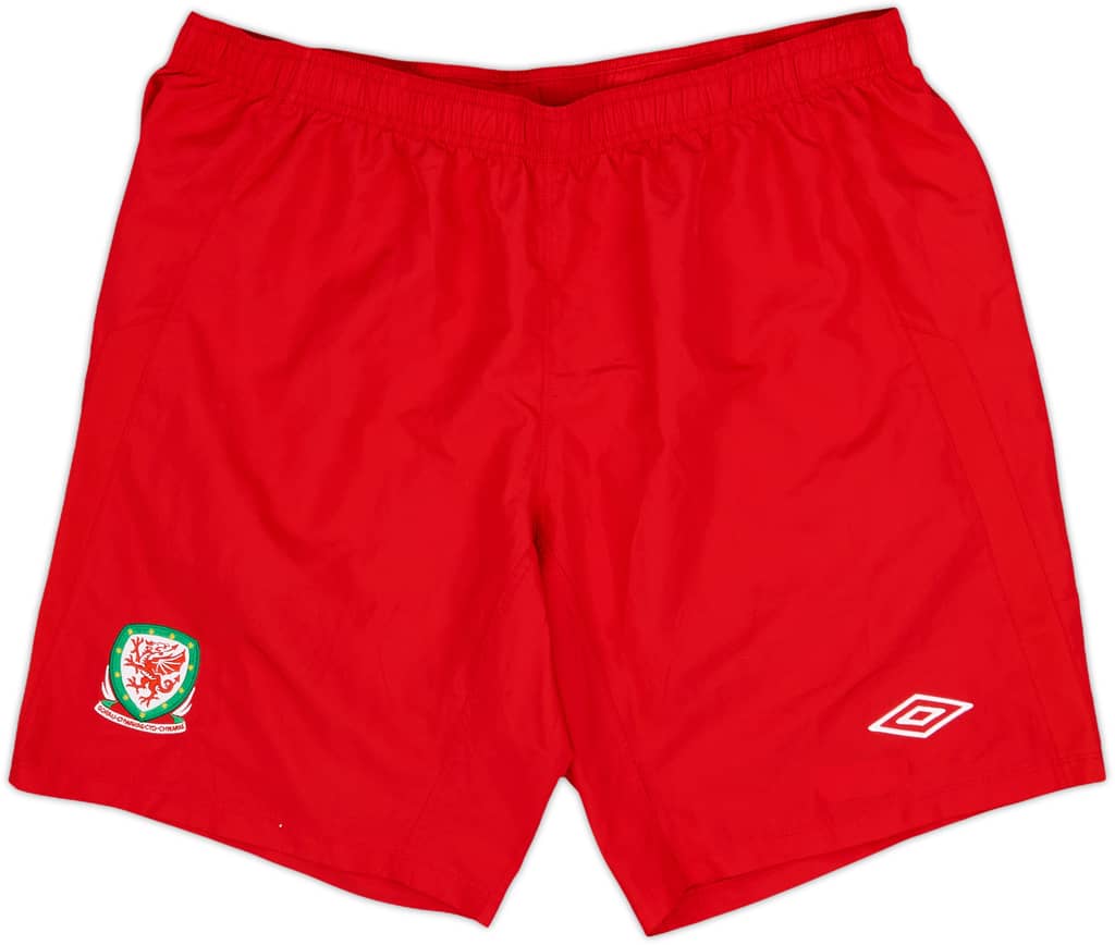 2011-12 Wales Home Shorts - 8/10 - (XL)