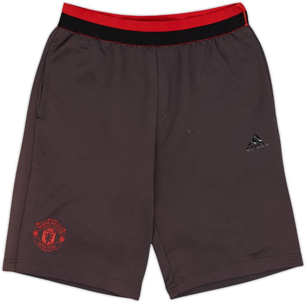 2017-18 Manchester United adidas Training Shorts - 6/10 - (XL.Boys)