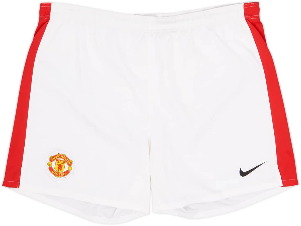2009-10 Manchester United Home Shorts - 5/10 - (XL)