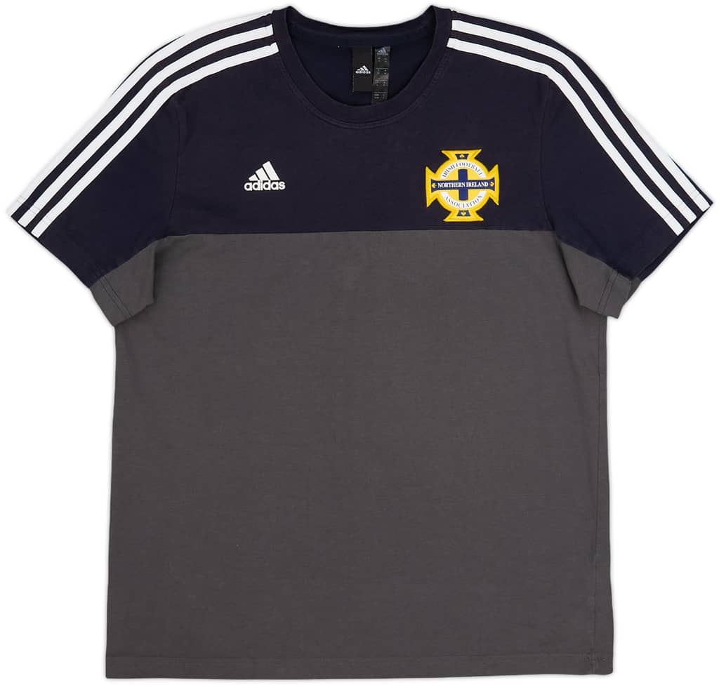 2020-21 Northern Ireland adidas Cotton Tee - 8/10 - (M)