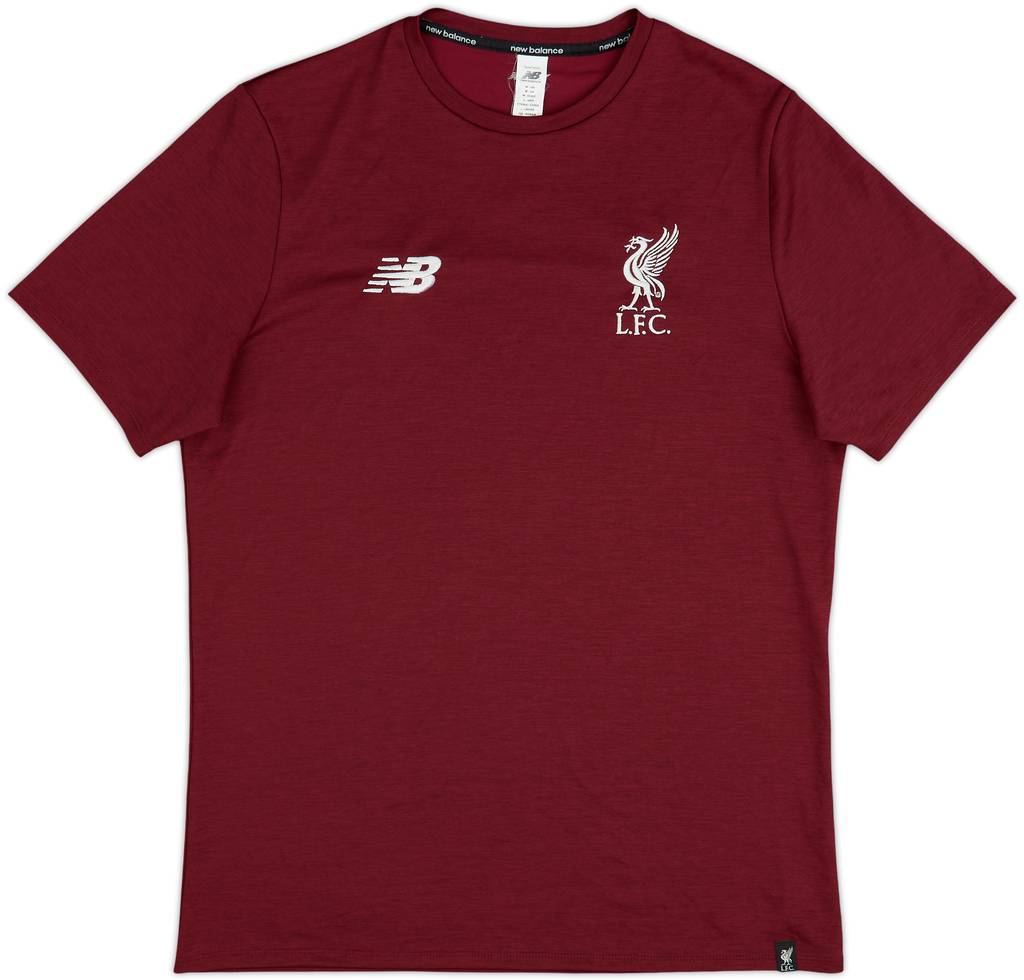 2018-19 Liverpool New Balance Cotton Tee - 10/10 - (M)