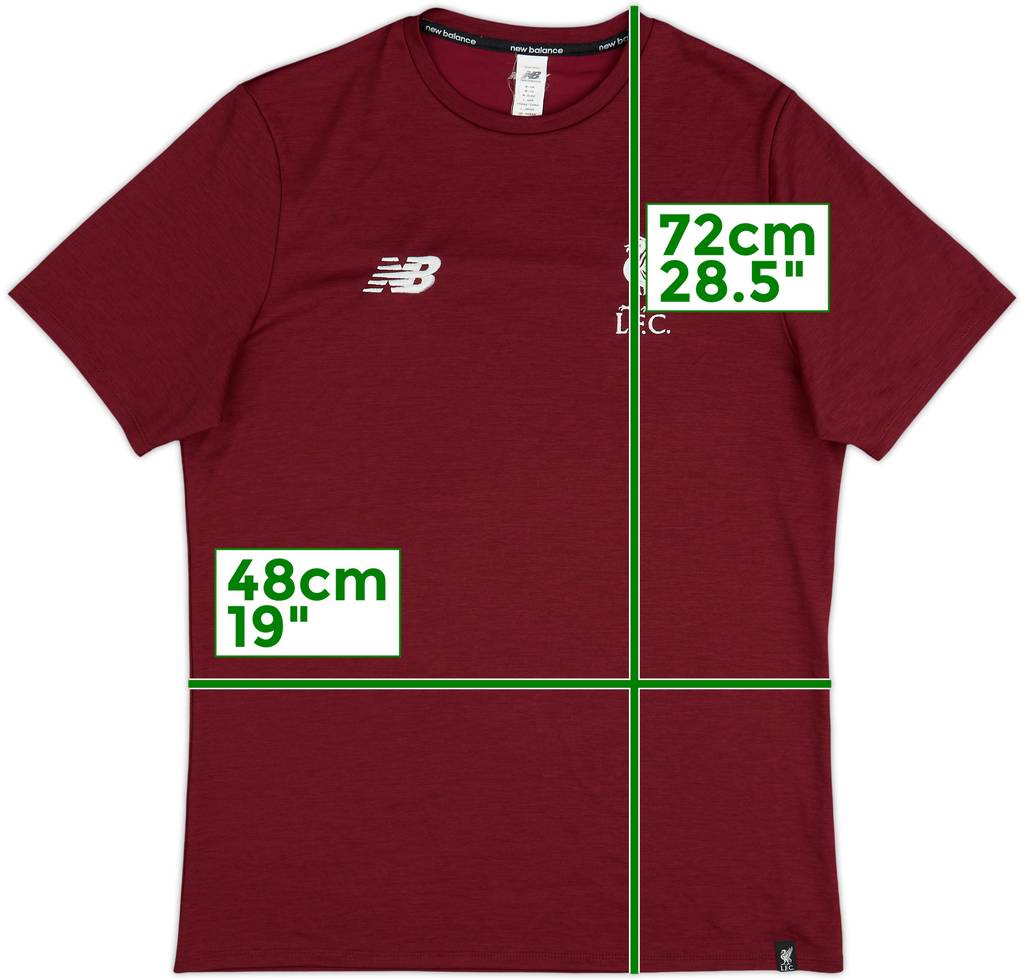 2018-19 Liverpool New Balance Cotton Tee - 10/10 - (M)