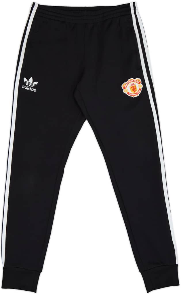 2015-16 Manchester United adidas Originals Retro Track Pants/Bottoms - 9/10 - (S)