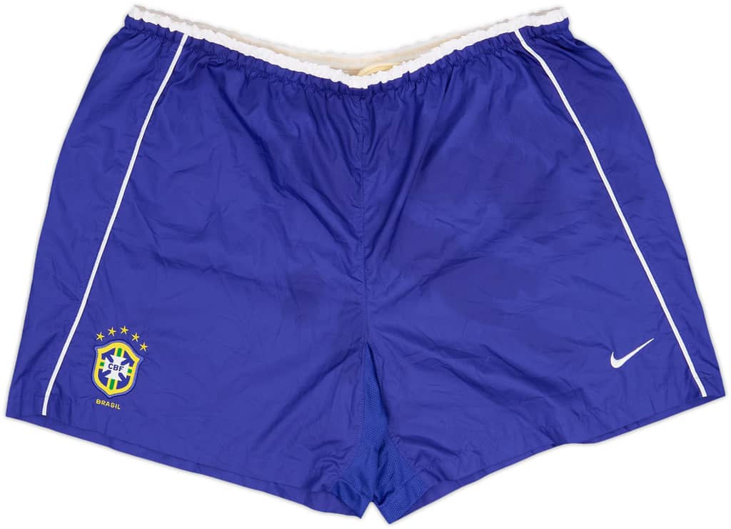 2002-04 Brazil Home Shorts - 9/10 - (XL)