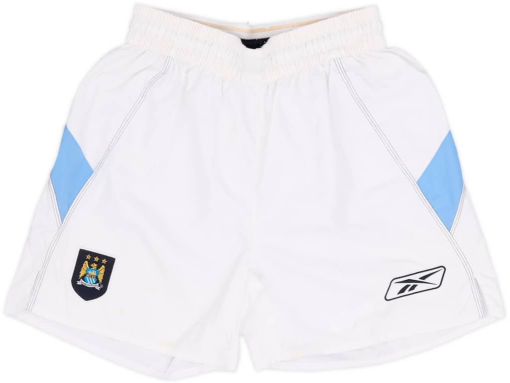 2003-04 Manchester City Home Shorts - 7/10 - (XS)