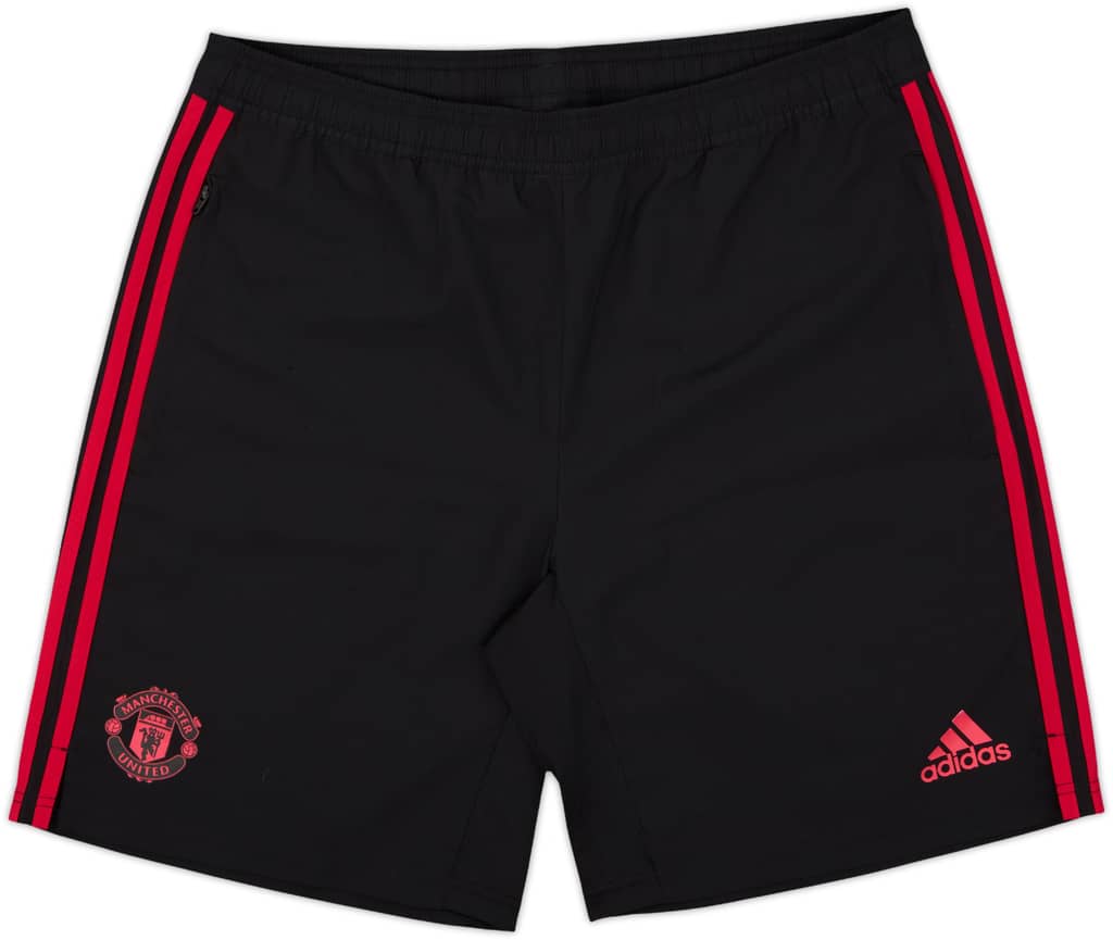2018-19 Manchester United adidas Training Shorts - 8/10 - (L)