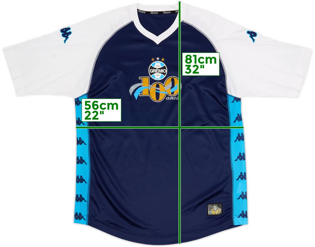 2003 Gremio Kappa '100 Anos' Training Shirt - 7/10 - (L)