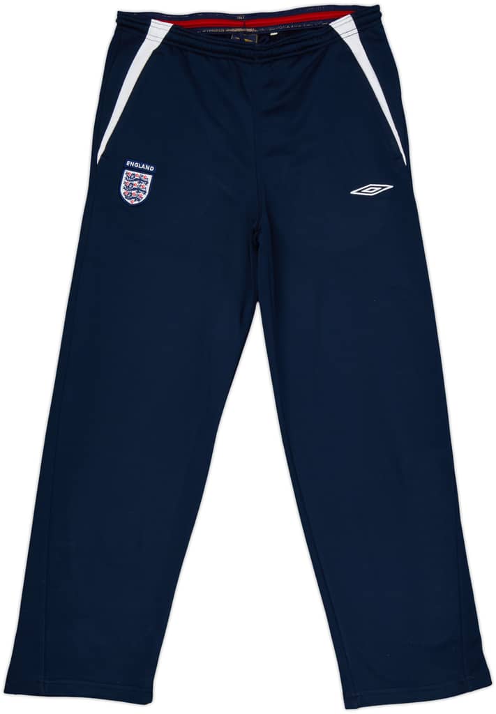 2006-08 England Umbro Track Pants/Bottoms - 8/10 - (S)