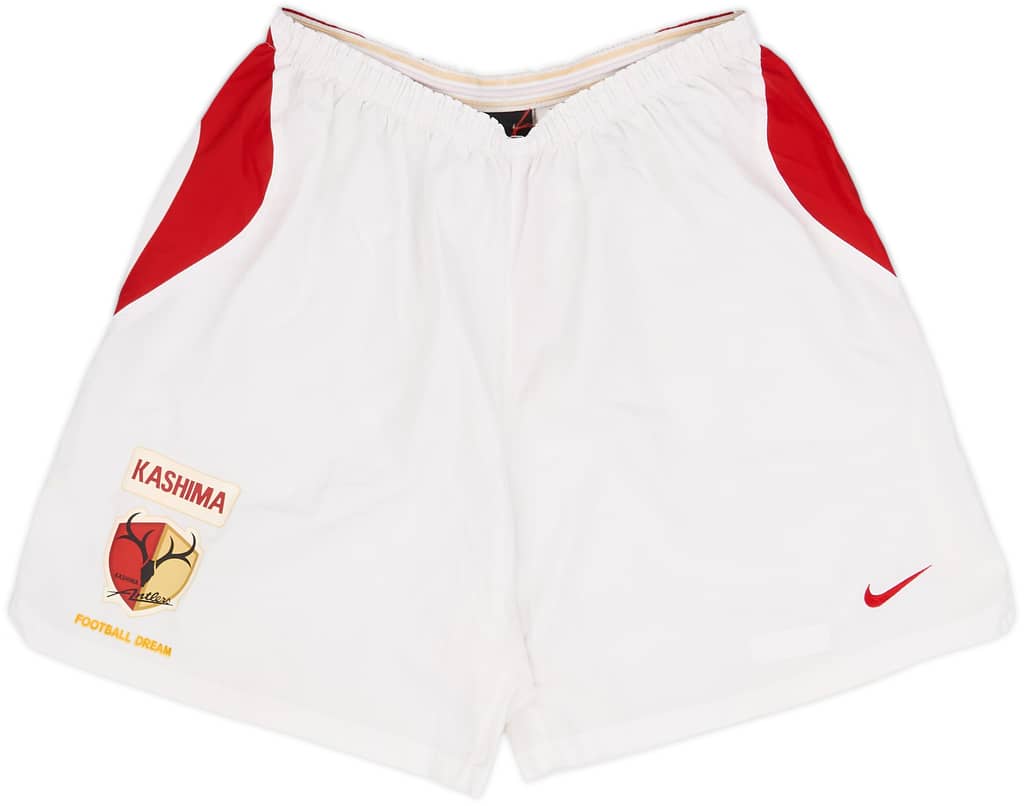 Shorts de visitante alternos del Kashima Antlers 2004-05 - 8/10 - (XL.Niños)