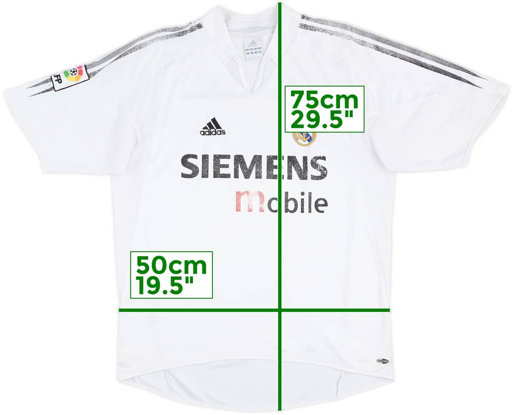2004-05 Real Madrid Home Shirt - 5/10 - (M)