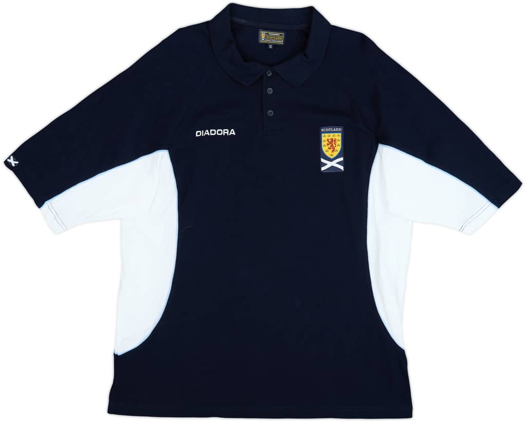 2003-04 Scotland Diadora Polo Shirt - 8/10 - (XL)