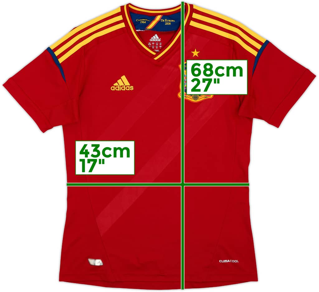 2011-12 Spain Home Shirt - 9/10 - (L.Boys)