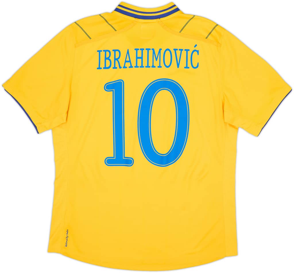 2012-13 Sweden Home Shirt Ibrahimovic #10 - 8/10 - (S)