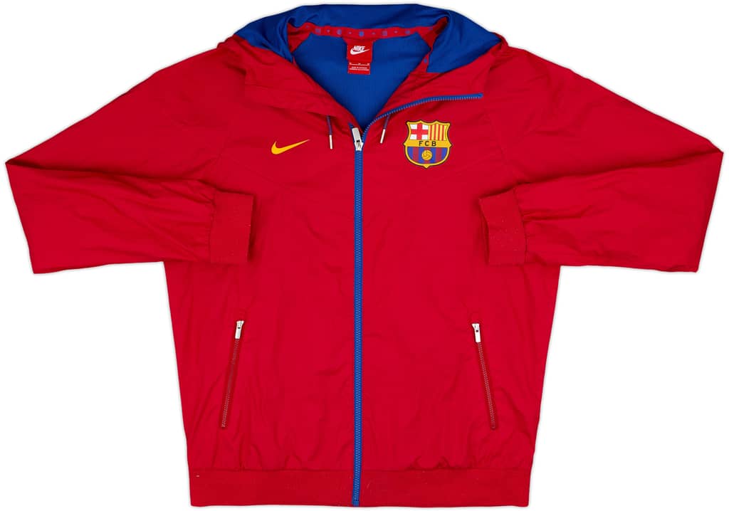 2016-17 Barcelona Nike Hooded Track Jacket - 7/10 - (M)