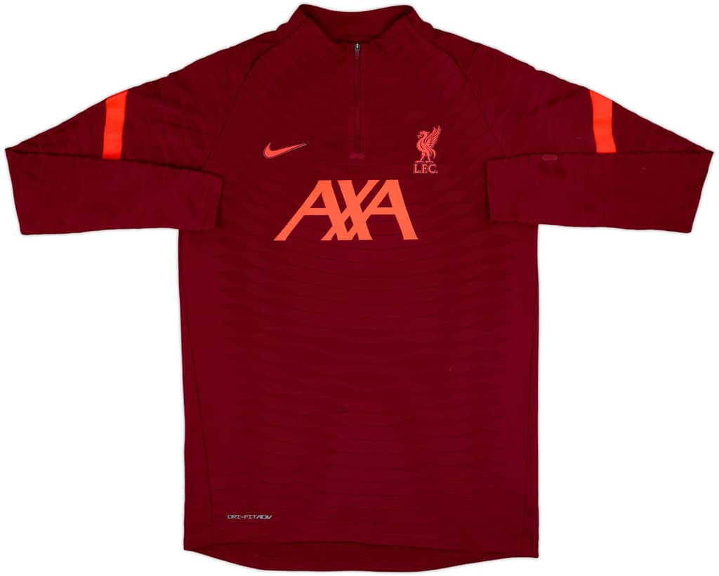 2021-22 Top de entrenamiento 1/4 Zip Nike Dri-Fit ADV del Liverpool - 8/10 - (L)