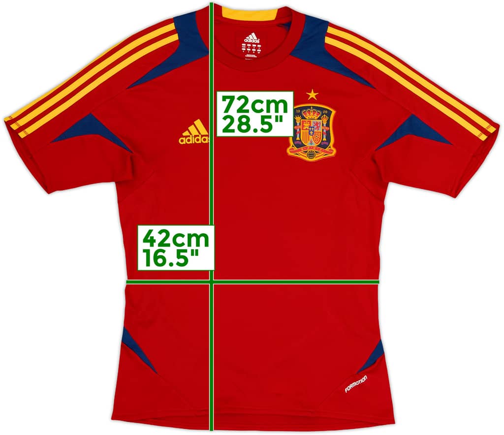 2011-12 Spain adidas Formotion Training Shirt - 8/10 - (S)