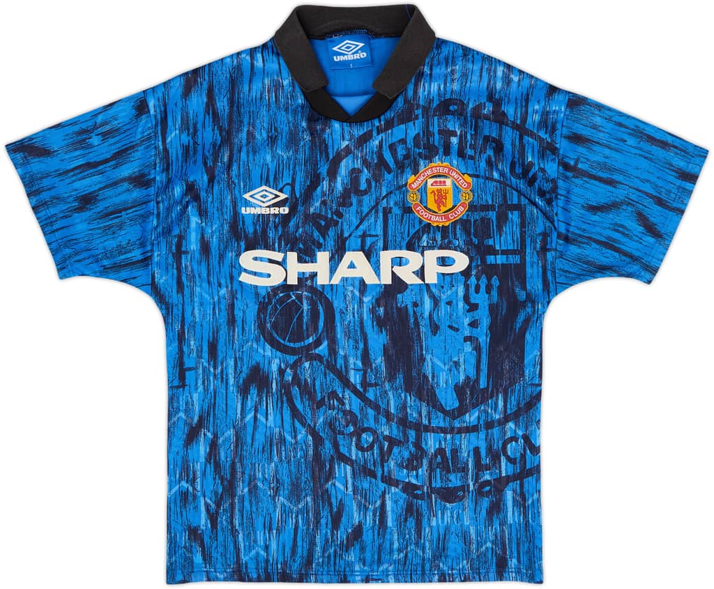 1992-93 Manchester United Away Shirt - 9/10 - (S)