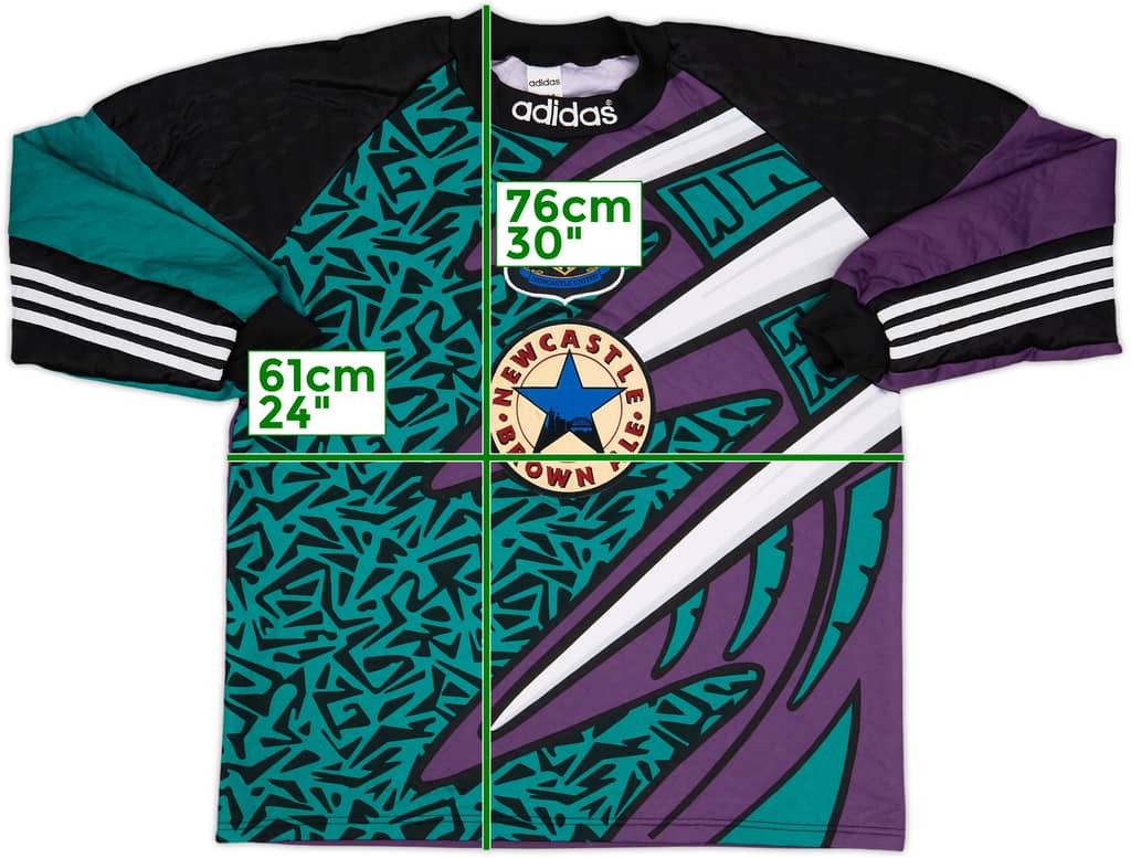 1995-96 Newcastle GK Shirt - 8/10 - (L)