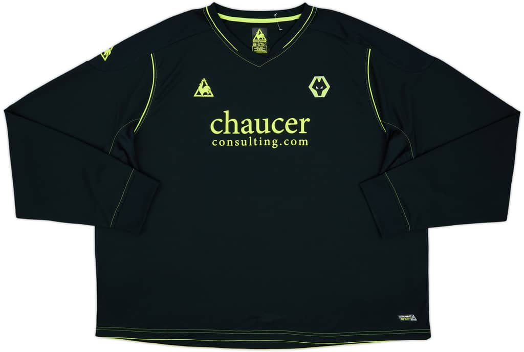 2008-09 Wolves Away L/S Shirt - 10/10 - (4XL)