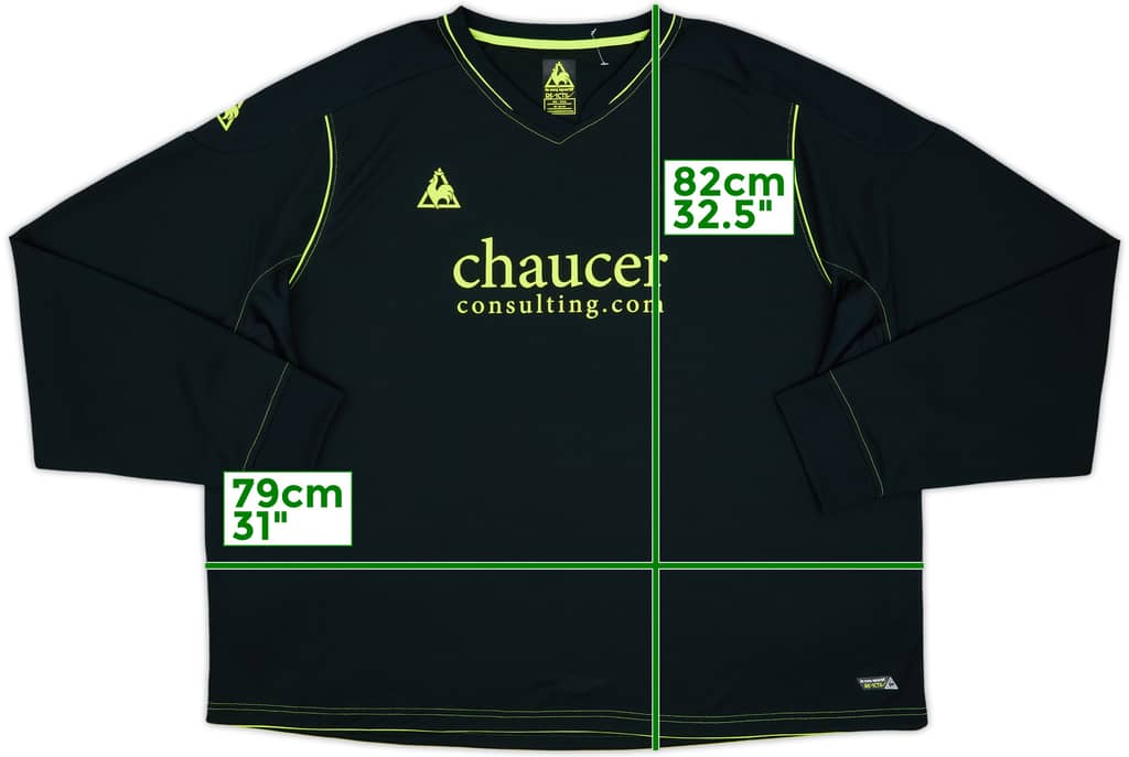 2008-09 Wolves Away L/S Shirt - 10/10 - (4XL)