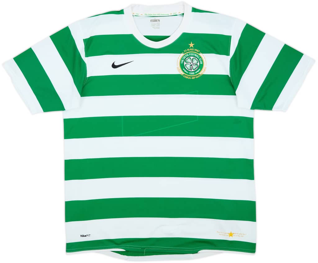 2007-08 Celtic Home Shirt - 4/10 - (L)